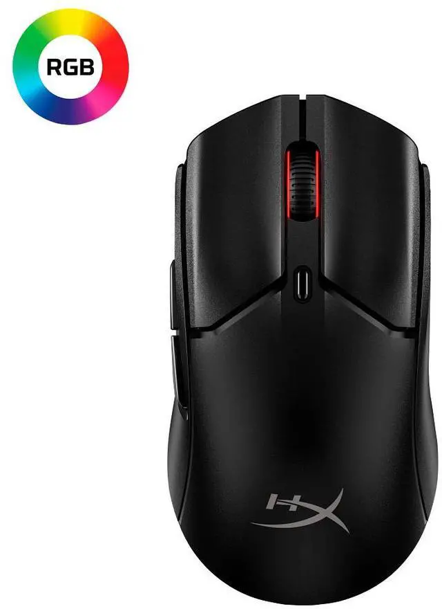 Alt view image 7 of 15 - HyperX Pulsefire Haste 2 Mini - Wireless Gaming Mouse (Black)