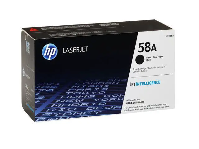 Alt view image 3 of 6 - HP 58A Black Original LaserJet Toner Cartridge, ~3,000 pages, CF258A