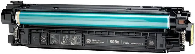 Alt view image 2 of 7 - HP 508X High Yield Yellow Original LaserJet Toner Cartridge, ~9,500 pages,