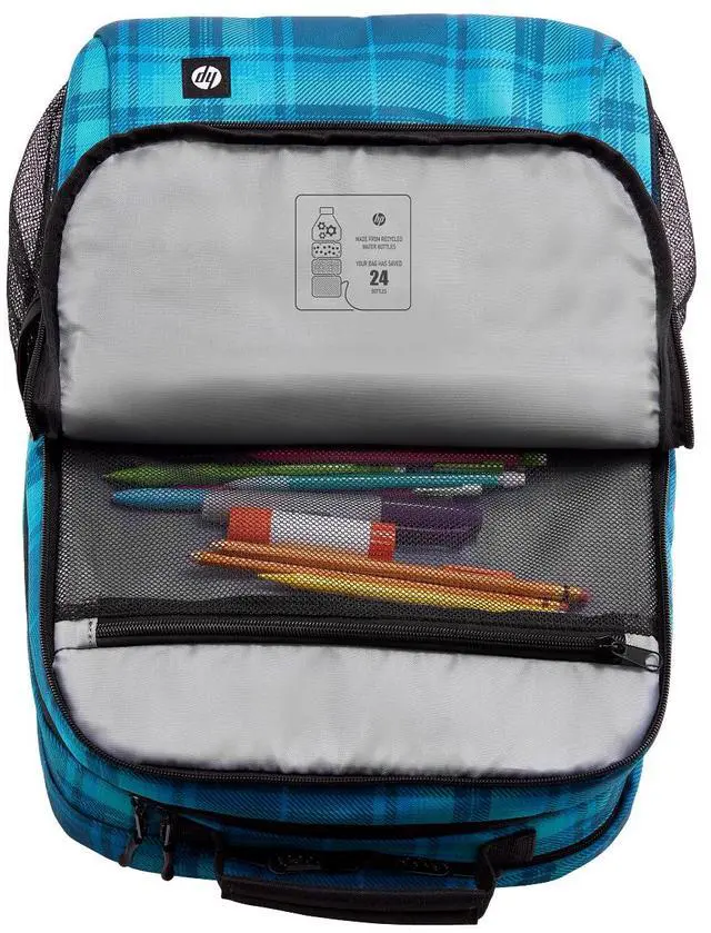 Alt view image 2 of 7 - HP Campus XL Tartan Plaid Backpack