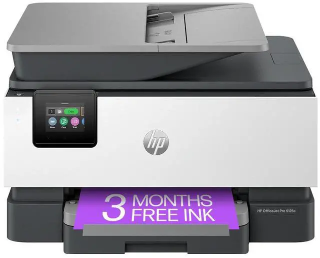 Main image of HP OfficeJet Pro 9125e All-in-One Certified Refurbished Printer with 3 Months of Instant Ink for free with HP+
