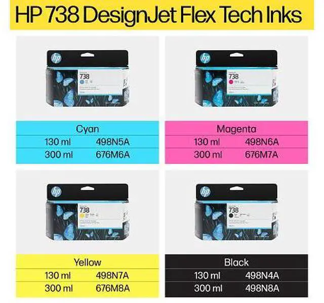 Alt view image 5 of 8 - HP 738 130-ML MAGENTA DESIGNJET INK