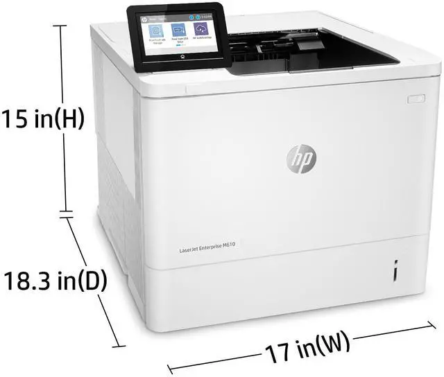 Alt view image 14 of 14 - HP LaserJet Enterprise M610dn Laser Printer 7PS82A#BGJ