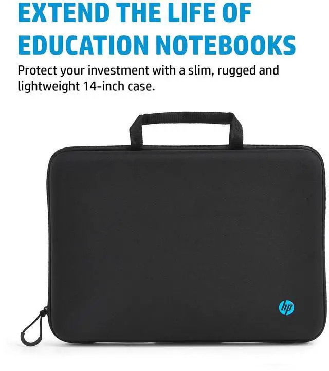 Alt view image 20 of 20 - HP Mobility Rugged Carrying Case (Sleeve) for 11.6" HP Notebook - Black