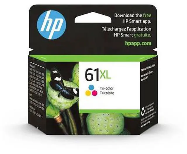 Alt view image 10 of 13 - HP 61XL Original Ink Cartridge - Cyan, Magenta, Yellow