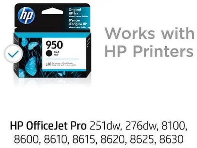 Alt view image 9 of 11 - HP 950 Black Original Ink Cartridge (CN049AN)