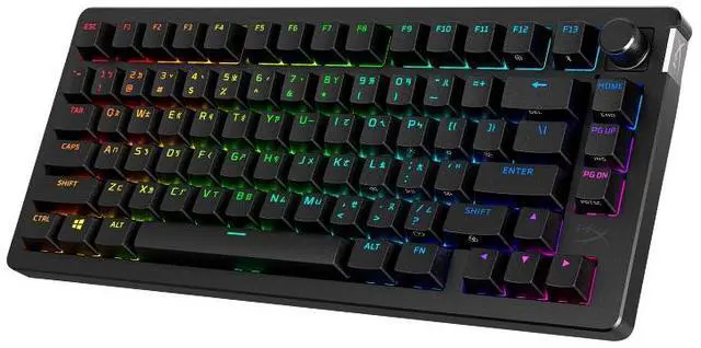 Alt view image 2 of 4 - HyperX Alloy Rise 75 Wireless - Gaming Keyboard