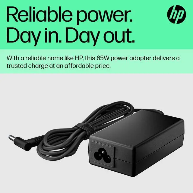 Alt view image 18 of 19 - HP 65W Smart AC Adapter H6Y89AA-ABA AC Adapter