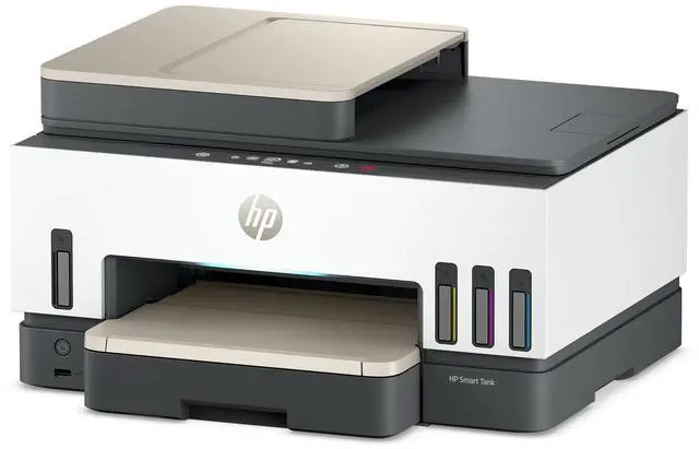 Alt view image 8 of 12 - HP Smart Tank 7603 Wireless All-in-One Ink Tank Printer - Print, Copy, Scan, Fax, ADF and Wireless - Up to 3 years of vibrant ink included - 3.0" Touchscreen display - 250-sheet input tray - 100-