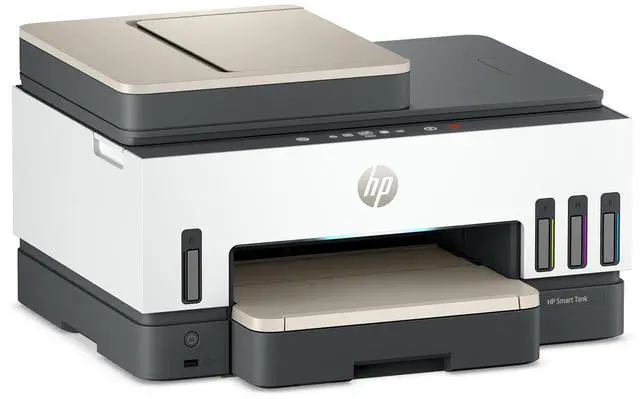 Alt view image 11 of 12 - HP Smart Tank 7603 Wireless All-in-One Ink Tank Printer - Print, Copy, Scan, Fax, ADF and Wireless - Up to 3 years of vibrant ink included - 3.0" Touchscreen display - 250-sheet input tray - 100-