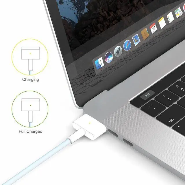 Alt view image 3 of 7 - 85W A1502 A1398 Mac Book Pro Charger - Fast T-Tip Power Adapter Fit for Mac Book Pro 17 15 13 Laptop A1424 Supply Cord (Retina 2012-2015)