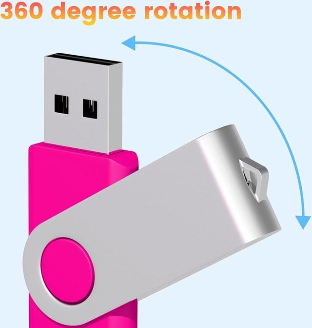 Alt view image 5 of 7 - 2GB USB Flash Drive 10 Pack 2GB Stick Pen Drive Memory Stick USB2.0 Pendrive 2GB Thumb Drive Bulk for Fold Data Storage Memoria USB 2GB (Bulk 10 PCS - Mixed Colors Black/Blue/Purple/Green/Red)
