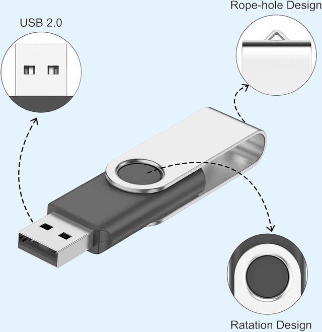 Alt view image 6 of 7 - 2GB USB Flash Drive 10 Pack 2GB Stick Pen Drive Memory Stick USB2.0 Pendrive 2GB Thumb Drive Bulk for Fold Data Storage Memoria USB 2GB (Bulk 10 PCS - Mixed Colors Black/Blue/Purple/Green/Red)