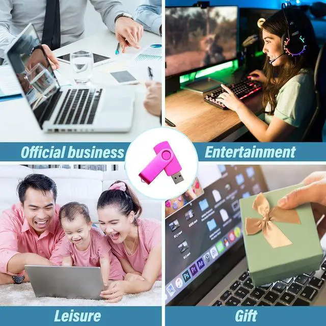 Alt view image 6 of 6 - 1GB USB Sticks Flash Drives Memory Disk Thumb Drive Pen Drives for Pupil Students Bidding&Tender DOCUMENTS (Pink)