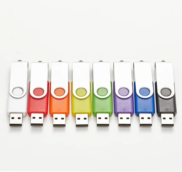 Alt view image 3 of 7 - 10 Pack 1GB USB Flash Drives in 5 Random Colors USB 2.0 Lot Bulk Memory Sticks (10 Pack, 1GB)