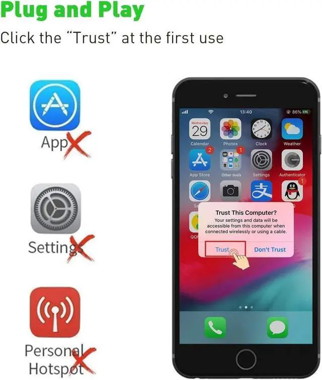 Alt view image 4 of 7 - USB C to HDMI Digital AV Adapter for iPhone 16 15 1080P Video & Audio Sync Screen Converter AV Adapter with Charging Port for iPhone 16/16 Plus/16 Pro/16 Pro Max/15/15 Plus S23 XPS 17 Surface Book 3