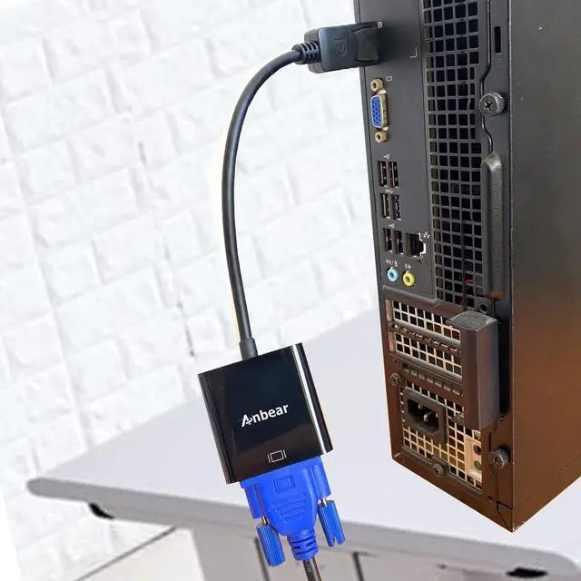 Alt view image 5 of 7 - DisplayPort to VGA Adapter, Gold Plated Display Port Converter (Male to Female) for DisplayPort Enabled Desktops and Laptops to VGA Converter Connect Displays (10Pack, DP)