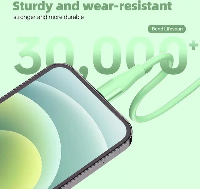 Alt view image 5 of 7 - iPhone Charger 3Pack 10 FT  MFi Certified Lightning Cable Fast Charging iPhone Charger Cord Compatible with iPhone 14 13 12 11 Pro Max XR XS X 8 7 6 Plus SE iPad and More