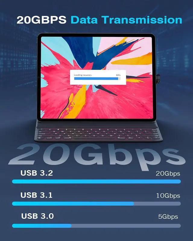 Alt view image 4 of 7 - 180 Degree USB C Adapter with 13.5mm Wider Gap U Shape USB-C Male to USB-C Female Connector with PD 240W/20 Gbps/8K USB C 180 Angle Adapter for ROG Ally/Steam Deck/Legion Go/Laptop/Tablet/Phone