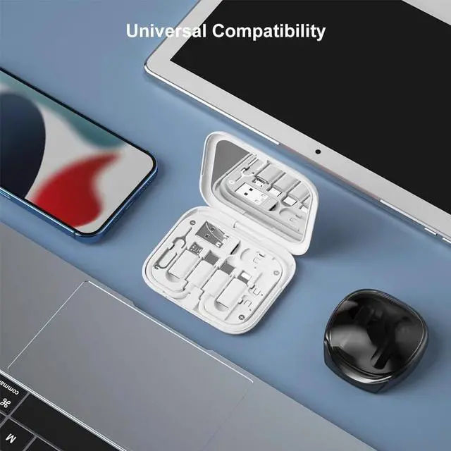 Alt view image 3 of 6 - USB-C to USB Adapter USB C to Lighting Cable Box Contains Makeup Mirror/USB C Cable/Micro USB to USB C/USB A to USB C Cell Phone OTG Adapters for iPhone 14/15 Google Pixel  Galaxy