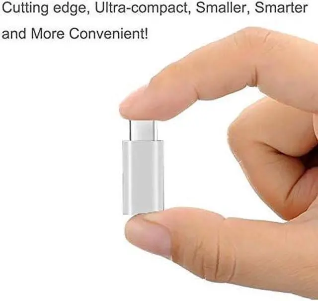 Alt view image 4 of 7 - White Universal USB 3.1 Type-C Connector to Micro USB Male to Female Converter Mini Portable USB-C Data Adapter Type C Device Cell Phone OTG Adapters
