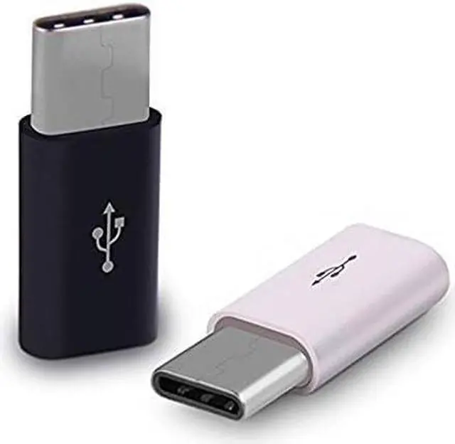 Alt view image 7 of 7 - White Universal USB 3.1 Type-C Connector to Micro USB Male to Female Converter Mini Portable USB-C Data Adapter Type C Device Cell Phone OTG Adapters