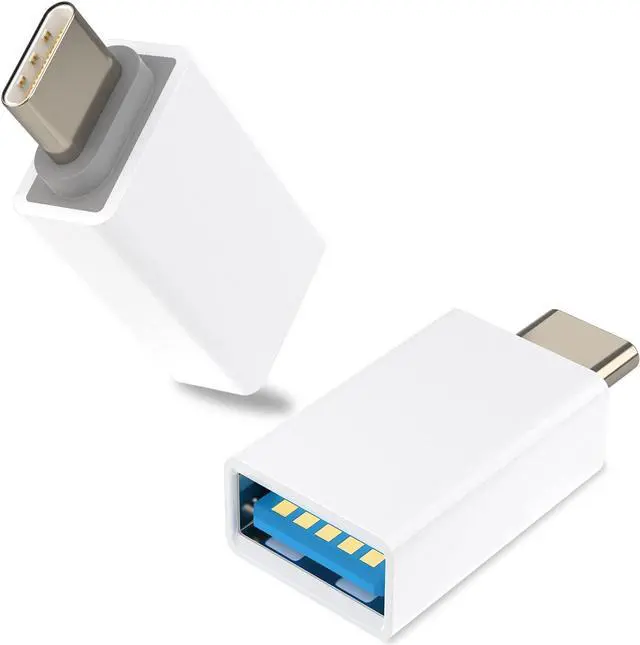 Main image of USB C to USB Adapter Pack-2 USB-C Male to USB 3.0 Female Adapter for iPhone 16/15 MacBook Pro iMac iPad Pro/mini 6 Pixel 6 5 4 xl USB C Wall Plug Charger and Any Type C or Thunderbolt 4/3 Devices