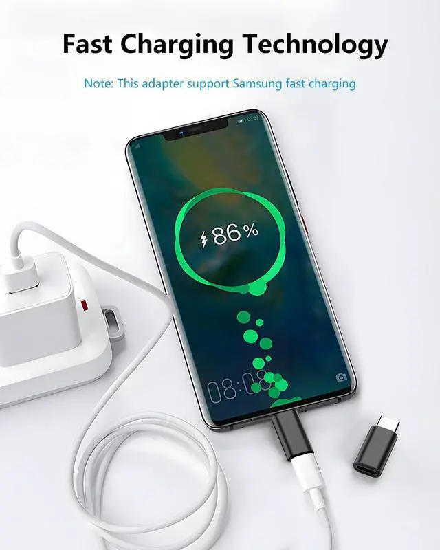 Alt view image 5 of 7 - for Lightning Female to USB C Male Adapter for iPhone 16 15 Pro Max Plus for iPad Air for  Support 27W PD Fast Charging&Data Transfer Type C Charger Connector Cable Not for Audio/OTG Black