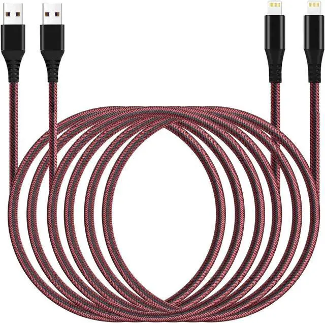 Main image of 2Pack for iPhone Charger Cable 10 Ft Long Lightning for Apple Charging Cord 10ft for iPhone 14/13/12/11 Pro/X/Xs Max/XR/8 Plus/7/6/5/SE for IPad USB Charge Wire 10 Foot