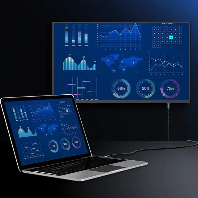 Alt view image 6 of 6 - HDMI Cable 4K Ultra HD 2 Foot (20 Pack) Nylon Braided HDMI 2.0 Cable High Speed 18Gbps 4K60Hz HDR 3D 2160p 1080p HDCP 2.2 ARC HDMI Cables for Monitors HDTV