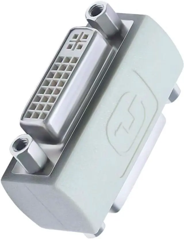 Alt view image 6 of 6 - DTECH DVI Adapter Female to Female DVI-I to DVI-I Coupler to Extend Monitor Cable Compatible with PC Desktop Computer Monitor Projector