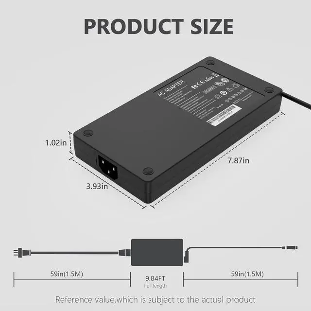 Alt view image 4 of 7 - 230W AC Adapter Charger Compatible with Lenovo Legion 5 Charger,for Legion 7 5P C7 S7 Y540 Y545 Y740 Y730 Y900 Y910 Y920 Y7000 Thinkpad P1 P73 P53 P72 P52 P71 P51 P70 Laptop Power Adapter