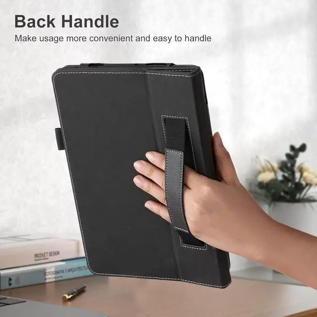 Alt view image 7 of 7 - Case for All New Fire HD 10 Tablet 13th Generation 2023 Release 10.1 - Slim Folding Stand Folio Cover for Fire 10 with Auto Wake/Sleep