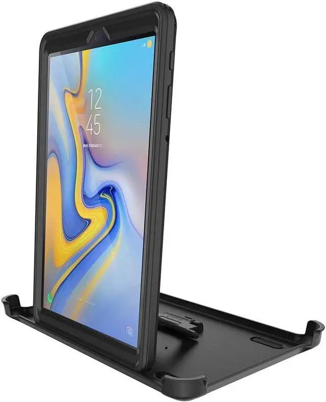 Alt view image 4 of 6 - Defender Series Case for  Galaxy Tab A (2018 Version 10.5) - Non Retail Packaging - Black