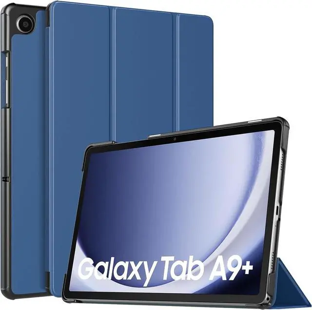 Main image of Case for  Galaxy Tab A9+/A9 Plus 11 Inch 2023 Slim Lightweight Stand Hard Back Shell Protective Cover for Galaxy Tab A9+ Tablet SM-X210/X216/X218 Auto Wake/Sleep Navy Blue