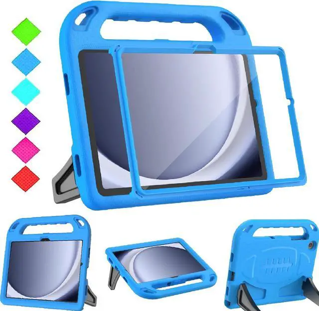 Main image of Kids Case for  Galaxy Tab A9+/A9 Plus 11 Inch 2023 (SM-X210/X216/X218) with Screen Protector Shockproof  Galaxy Tab A9 Plus Case for Kids Blue