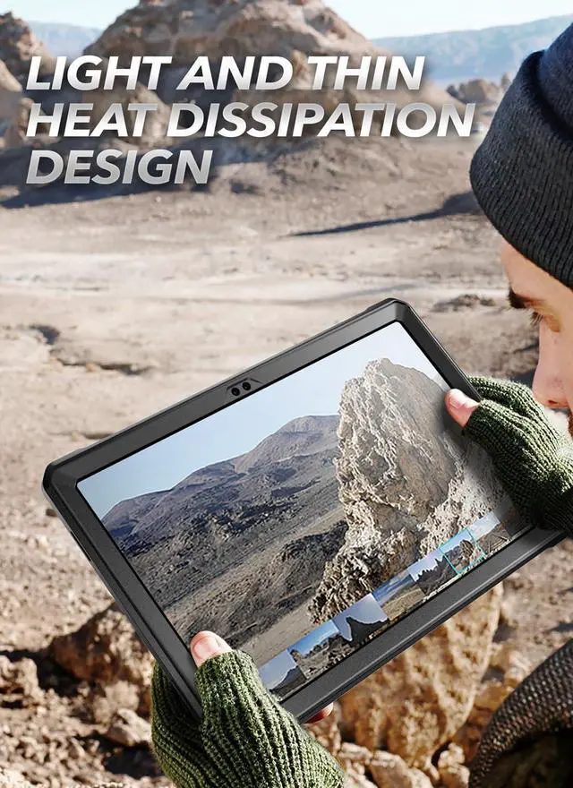 Alt view image 6 of 6 - for  Galaxy Tab A9 Plus Case with Stand (Unicorn Beetle Pro) [Built-in Screen Protector] Heavy Duty Rugged Kickstand Protective Tablet Cover for Galaxy Tab A9 Plus 11 Inch Black