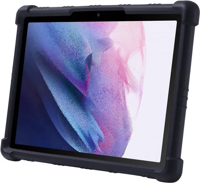 Alt view image 3 of 7 - Case for ROWT A10 Tablet 10.1 Kids Friendly Silicone Stand Cover for aiprotablet C20e/ZONKO D115/MB1001 10.1 inch Tablets (Black)