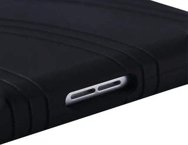 Alt view image 7 of 7 - Case for ROWT A10 Tablet 10.1 Kids Friendly Silicone Stand Cover for aiprotablet C20e/ZONKO D115/MB1001 10.1 inch Tablets (Black)