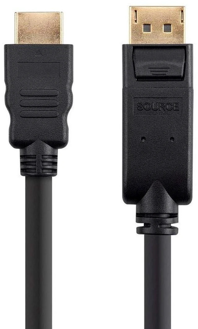 Main image of Monoprice Select Series DisplayPort 1.2 to HDTV Cable, 3', Black