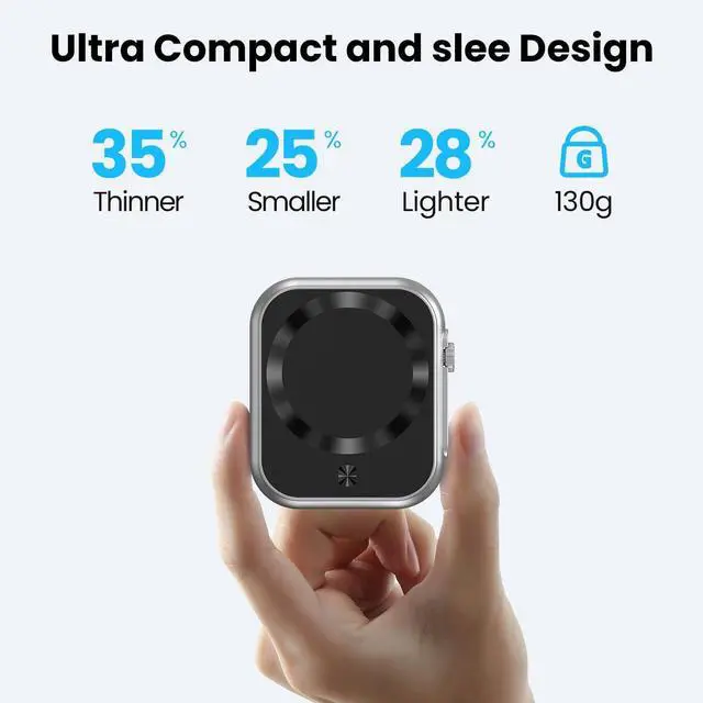 Alt view image 3 of 7 - Wireless Portable Charger,3-in-1 Magnetic Power Bank 5000mAh,22.5W Fast Charging USB-C Mag-Safe Battery Pack,Compatible with iPhone 16/15/14/13/12,Apple Watch Series,Airpods