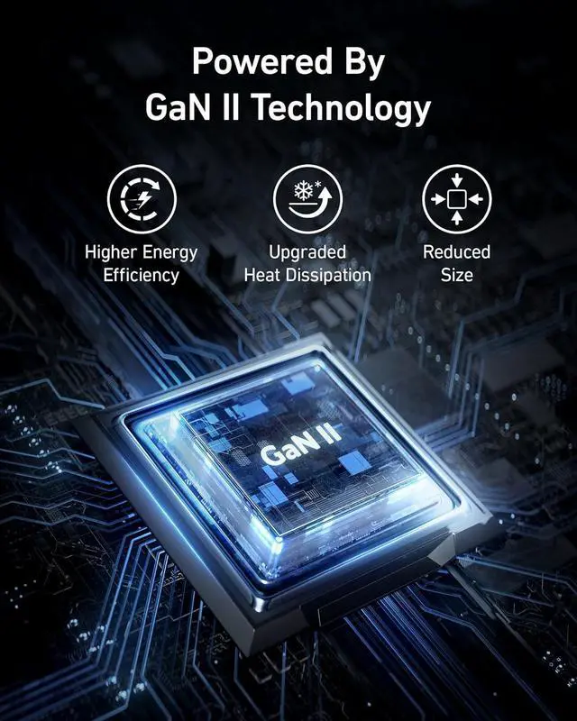 Alt view image 5 of 7 - USB C Charger (Nano 65W) PPS 3-Port Fast Compact Foldable USB C Charger Block for MacBook iPad Pro Galaxy S24 iPhone 16 / 15 and more series