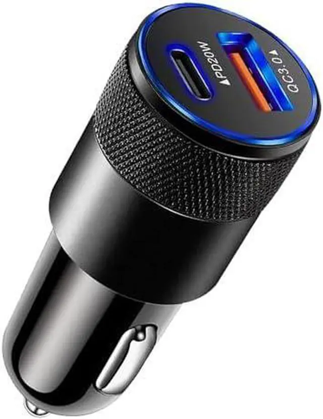 Main image of Car Charger 38W USB Type C PD Android Cellphone Charging QC 3.0 Automobile Adapter Fast Charging All Vehicle Cigarette Lighter Outlet Port Plug