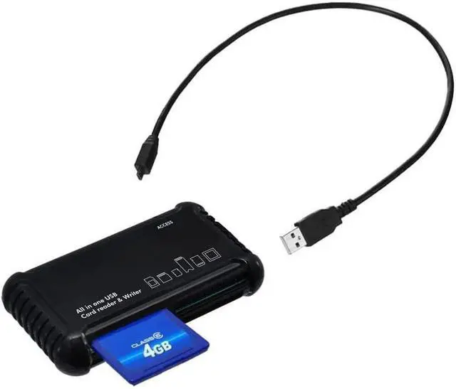 Alt view image 7 of 7 - Super High Speed All-in-1 USB Memory Card Reader Writer  Card Reader SD CF Card XD Card Reader Micro SD Reader Memory Stick Pro Duo USB Card Reader Compact Flash Multi Adapter