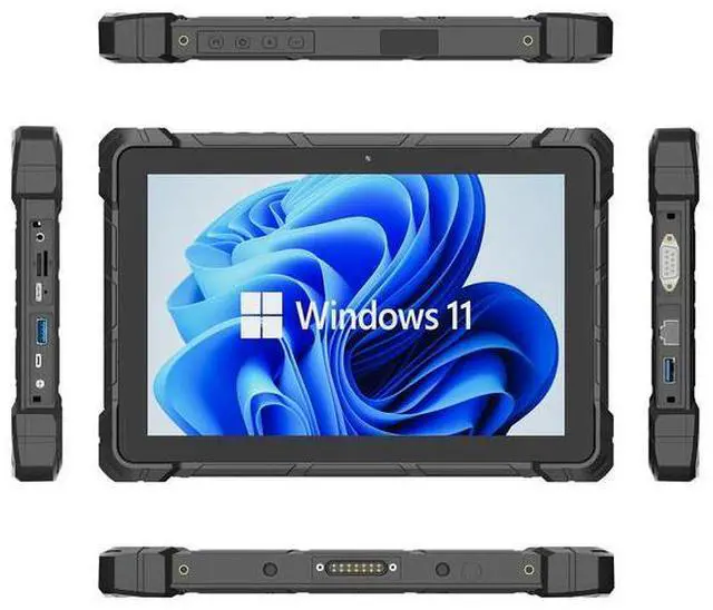Main image of HIGOLEPC Rugged Windows Tablet 10.1" FHD Sunlight Readable, Windows 11 Pro, 4G LTE GPS, Intel Quad-Core - 8GB RAM/128 GB ROM - IP67 Waterproof Intel Celeron J4105