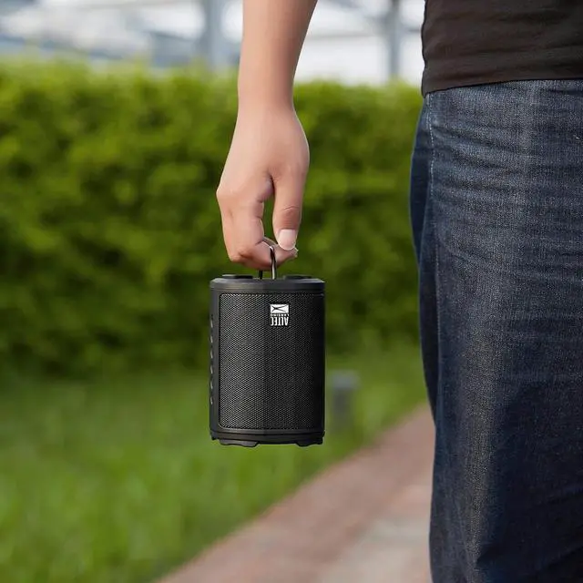Alt view image 6 of 7 - Altec Lansing - HydraMotion Wireless Bluetooth Speaker with 360 Degree Sound, Portable IP67 Waterproof for Outdoors, Shockproof, Snowproof, Everything Proof, 12 Hour Playtime (Black)