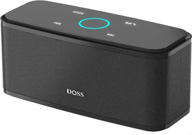 Main image of DOSS SoundBox Touch Wireless Bluetooth Speaker with 12W HD Sound and Bass, IPX5 Waterproof, 20H Playtime, Handsfree, for Office, Home, Outdoor, Travel-Upgraded