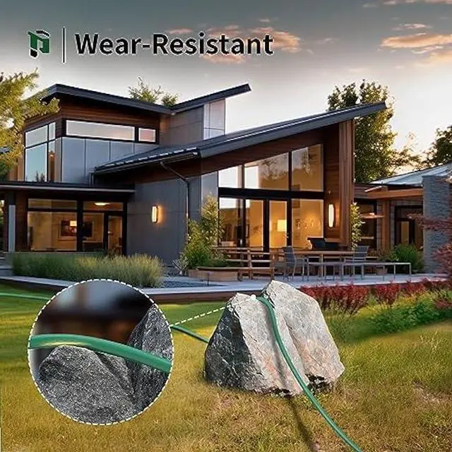 Alt view image 6 of 7 - PLUGTUL 50 FT Outdoor Extension Cord Waterproof 16/3 Green Heavy Duty 3 Prong Extension Cord, 13A 1625W SJTW, ETL Listed, Great for Garden and Home