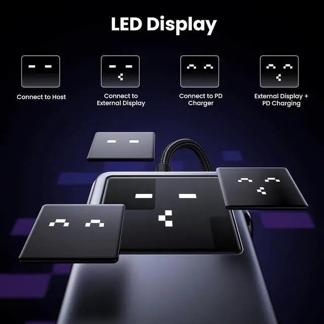 Alt view image 6 of 7 - UGREEN Uno 6 in 1 USB-C Hub with 10Gbps USB-C & USB-A Data Ports 4K@60Hz HDMI for MacBook Pro/Air, iPad Pro, Surface, XPS, Thinkpad and More.