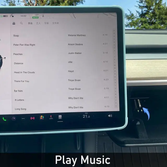 Alt view image 6 of 7 - Glove Box USB Hub for Tesla Model Y 2021-2024 Model 3 2021-2023, 4-in-1 Glovebox Docking Station Accessories for Dash Cam Flash Drive Charger Data Transfer Game Music(Not fit 2024 Model 3)